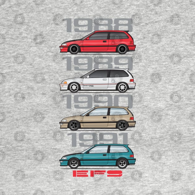 EF Years by ArtOnWheels